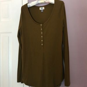 Olive Green Thermal Top